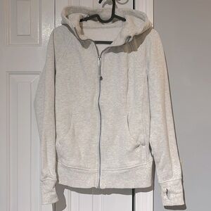 Lululemon Scuba Hoodie, Light cream, Size 4